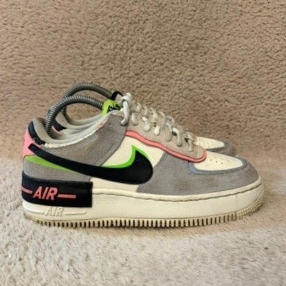 Nike Shoes - Nike Air Force 1 Shadow Spruce Aura White Pistachio Frost CU8591-101 Womens 7.5